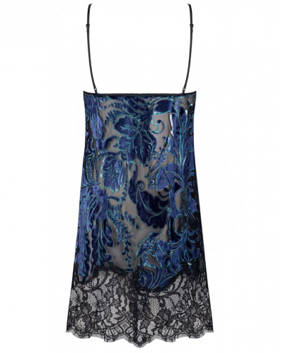 Camisón de terciopelo devorada Lise Charmel Eclat Joallerie (Eclat Saphir)
