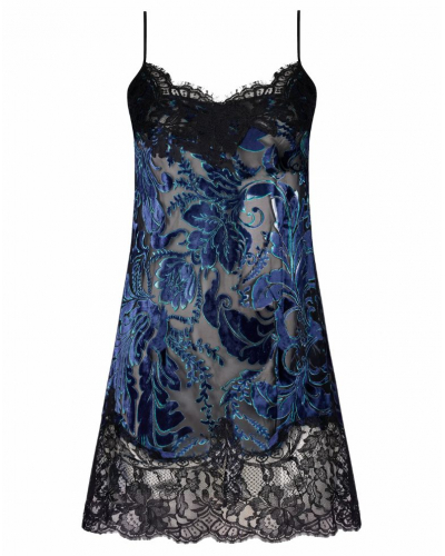 Babydoll de terciopelo devorada Lise Charmel Eclat Joallerie (Eclat Saphir)