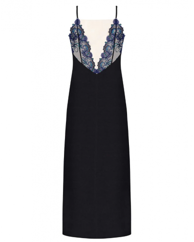 Vestido largo en seda Lise Charmel Eclat Joallerie (Eclat Saphir)
