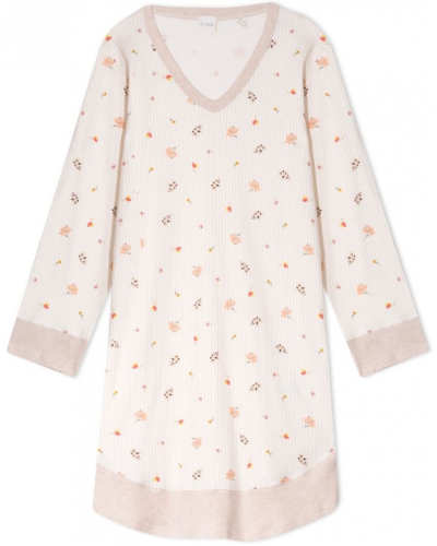 Camisón Interlock 100 % Algodón Le Chat Songe (Beige)