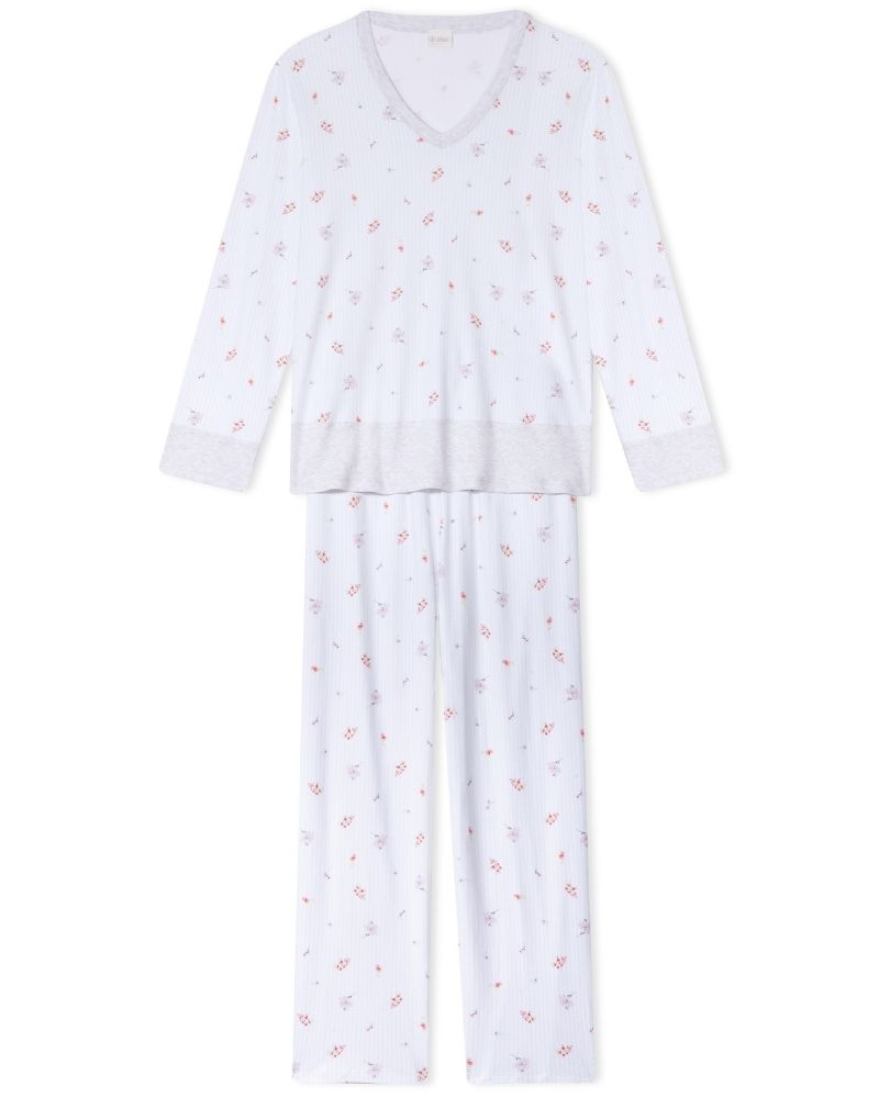 Pyjama Interlock 100% Cotton Le Chat Songe (Ciel)