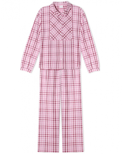 Pyjama Chaîne et trame 100% coton Le Chat Aube (Multico)