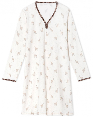 Chemise de nuit Interlock 100% coton Le Chat Fairy (Multico)