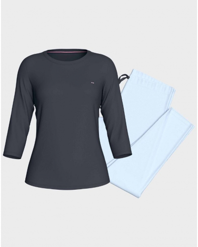 Long pyjamas 100% cotton Eden Park (Bleu)