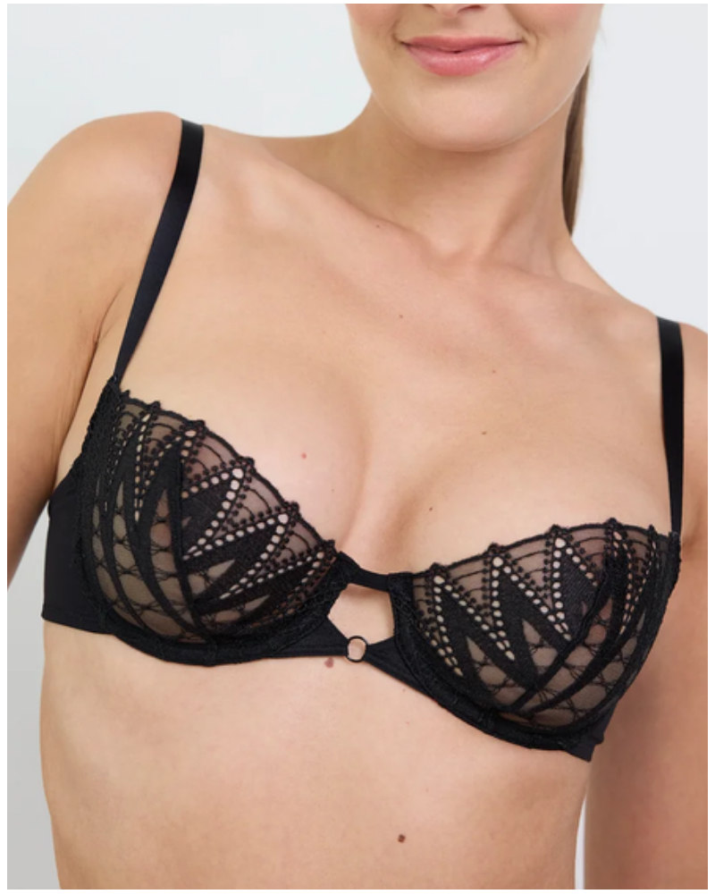 Demi bra Maison Lejaby Dreamcatcher (Black)