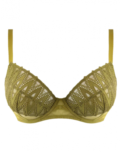 Underwired three-part bra Maison Lejaby Dreamcatcher (Absinthe)