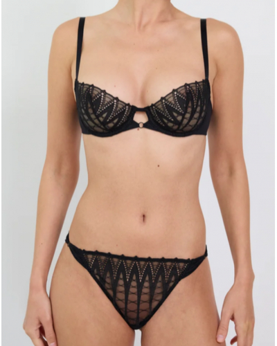 Tanga Maison Lejaby Dreamcatcher (Negro)