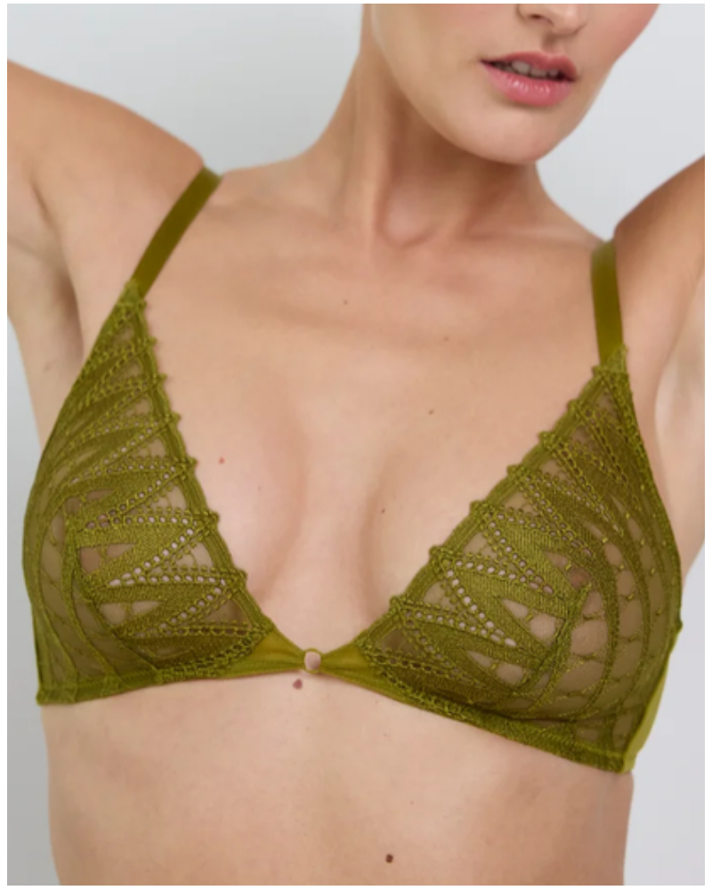 Soft triangle bra Maison Lejaby Dreamcatcher (Absinthe)