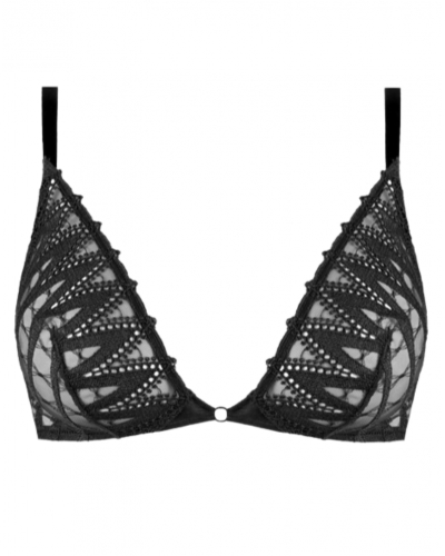 Soft triangle bra Maison Lejaby Dreamcatcher (Noir)