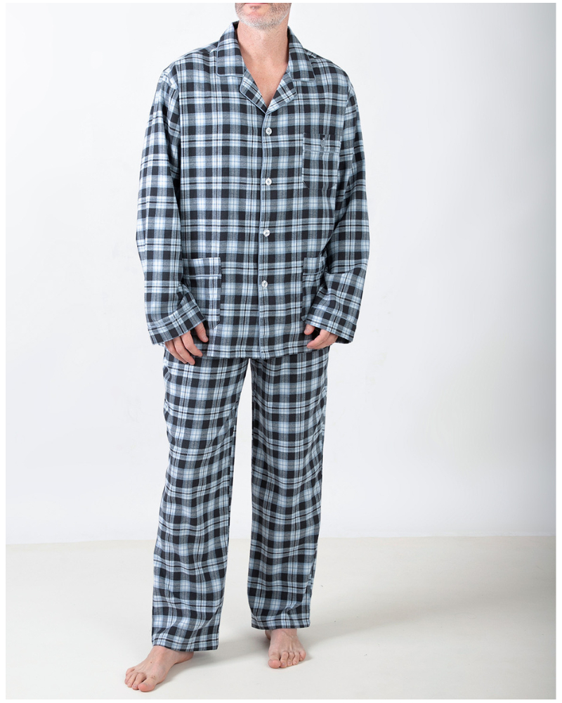 Pyjama long 100% coton Guasch Viella (Multicolore)