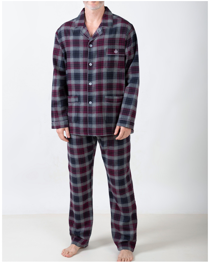Pyjama long 100% coton Guasch Viella (Multicolore)