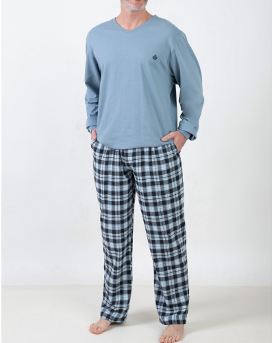 Pyjama long 100% coton Guasch Mixto Viella (Multicolore)