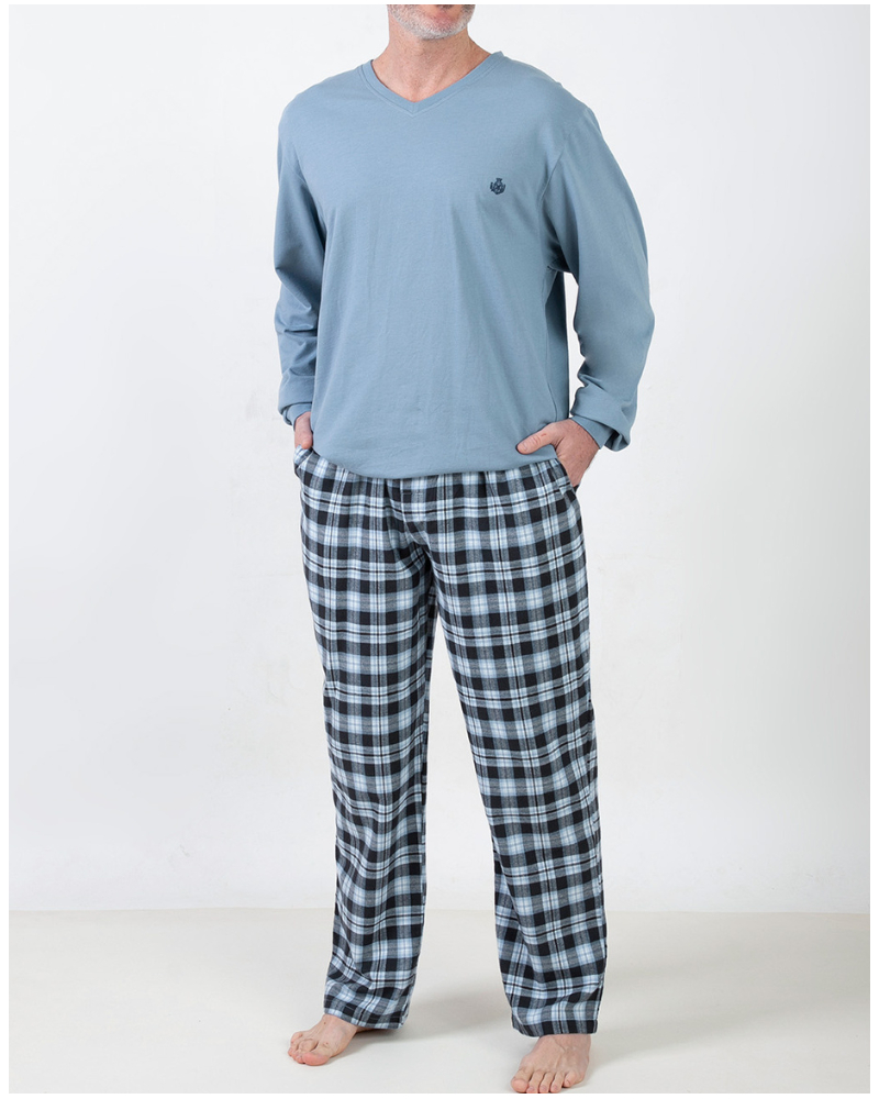 Pyjama long 100% coton Guasch Mixto Viella (Multicolore)