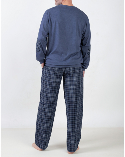Pijama largo 100% algodón Guasch Mixto Viella (Multicolore)