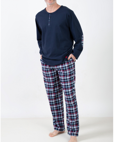 Pijama largo 100% algodón Guasch Mixto Viella (Multicolore)