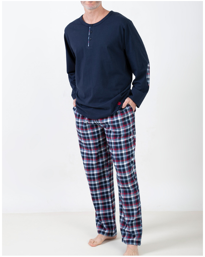 Pyjama long 100% coton Guasch Mixto Viella (Multicolore)