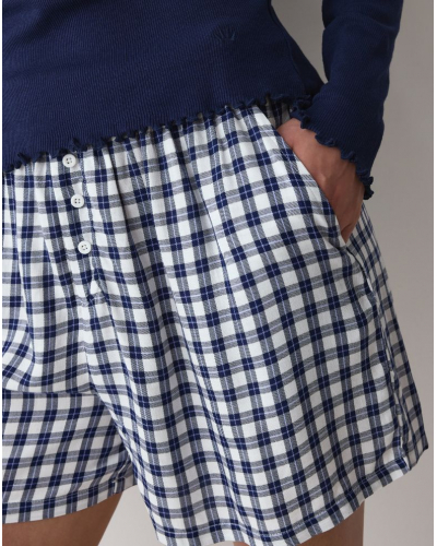 Conjunto de pijama algodón Nuit Triumph (Blue Dark/Carreaux)