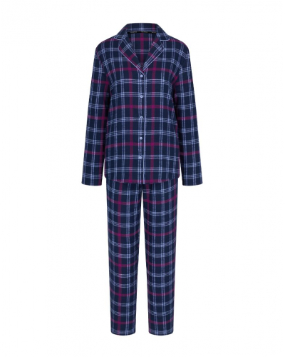 Pijama Boyfriend 100% algodón Nuit Triumph (Blue Light/Carreaux)