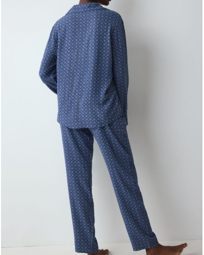 Pyjamas Boyfriend Nuit Triumph (Sea Blue Light Comb)