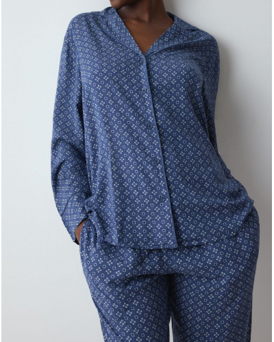 Pijama Boyfriend Nuit Triumph (Sea Blue Light Comb)