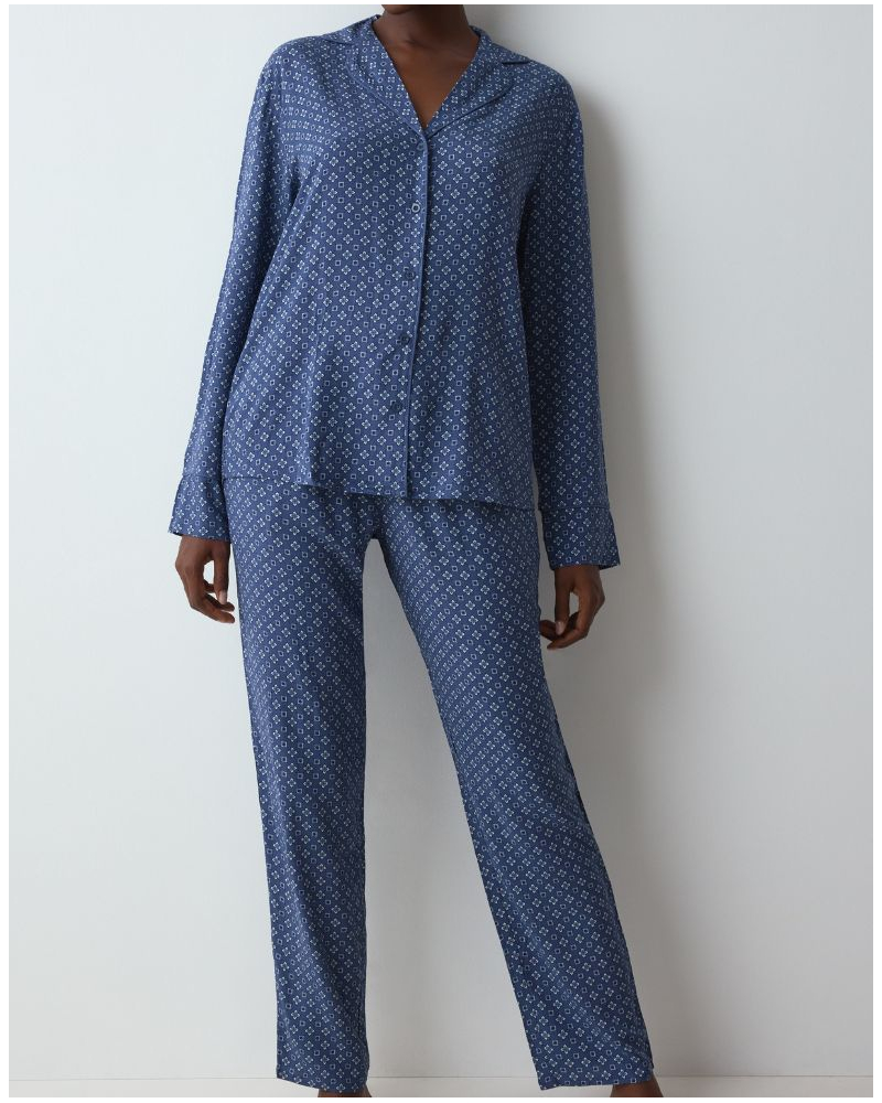 Pijama Boyfriend Nuit Triumph (Sea Blue Light Comb)