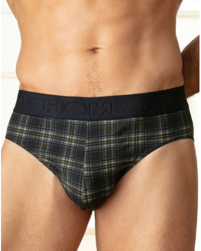 Mini brief cotton modal HOM Sid (Imprimé Carreaux)