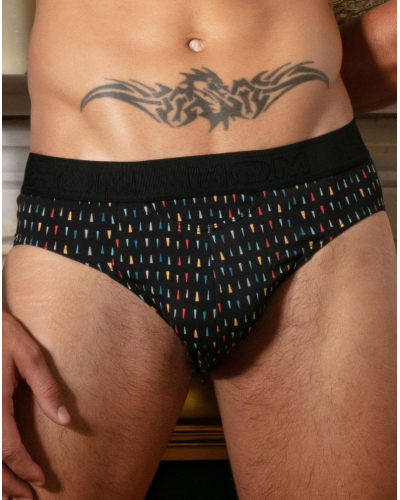 Mini slip HO1 coton modal HOM Rolling (Imprimé Triangle)