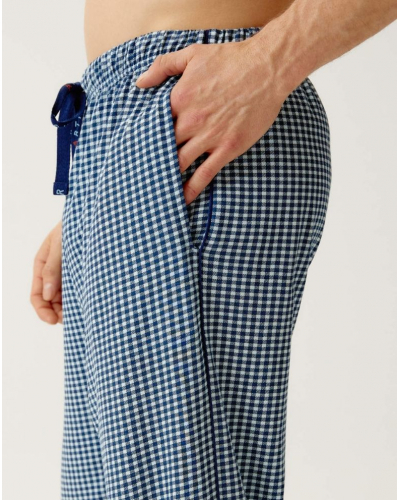 Pijama largo jersey 100% algodón orgánico Ulysse Arthur (Ciel)