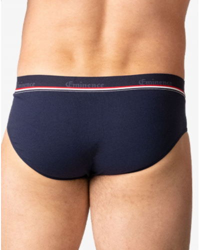 Lot de 2 slips en coton Eminence Fait en France (Cocarde/Marine)