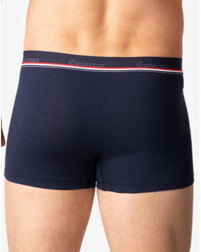 Lot de 2 boxers en coton Eminence Fait en France (Marine/Bleu)