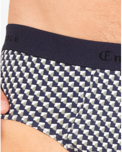 Lot de 2 slips coton Eminence Fait en France (Amande/Kaki)