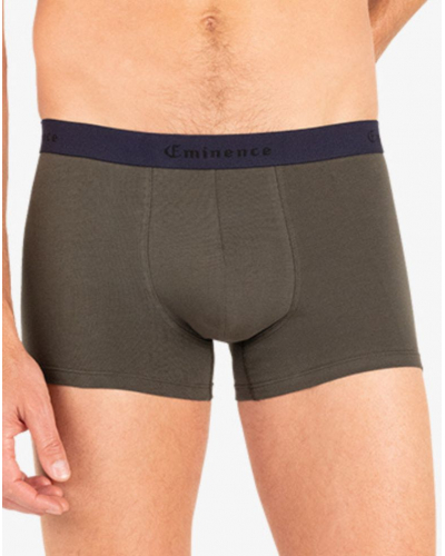 Pack of 2 boxers cotton Eminence Made in France (Amande/Kaki)
