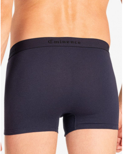 Pack of 2 boxers cotton Eminence Made in France (Marine/Bleu Azur)