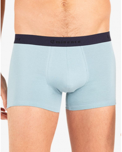 Pack of 2 boxers cotton Eminence Made in France (Marine/Bleu Azur)
