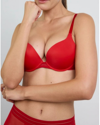 Soutien-gorge push-up Maison Lejaby Nufit (Rouge passion)