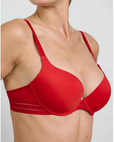 Soutien-gorge push-up Maison Lejaby Nufit (Rouge passion)