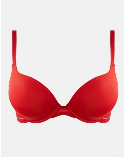 Sujetador push-up Maison Lejaby Nufit (Rouge passion)