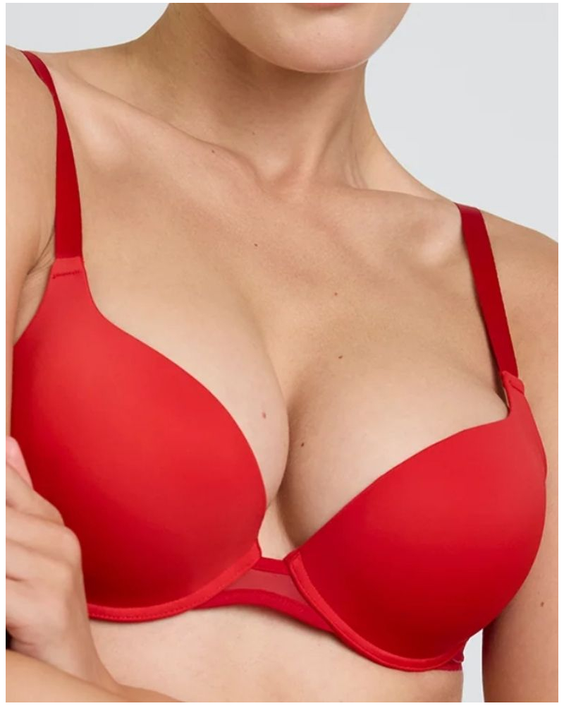 Soutien-gorge push-up Maison Lejaby Nufit (Rouge passion)