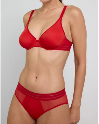 Sujetador de copa completa moldeada Nufit Maison Lejaby (Rouge passion)
