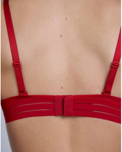 Sujetador de copa completa moldeada Nufit Maison Lejaby (Rouge passion)