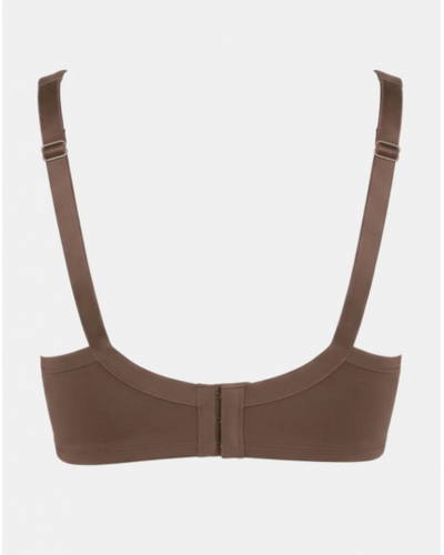 Underwired triangle bra Maison Lejaby Nudité (Espresso dust)