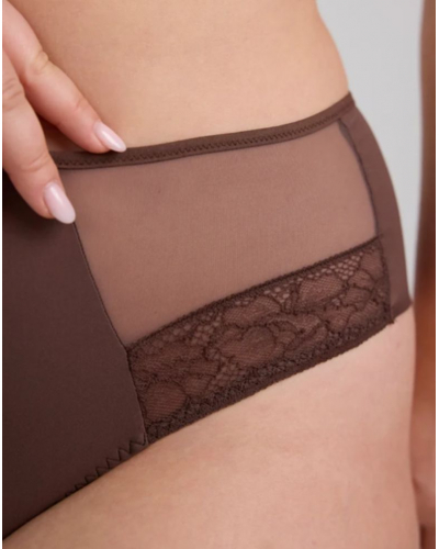 Shorty Tanga Maison Lejaby Nudité (Espresso dust)