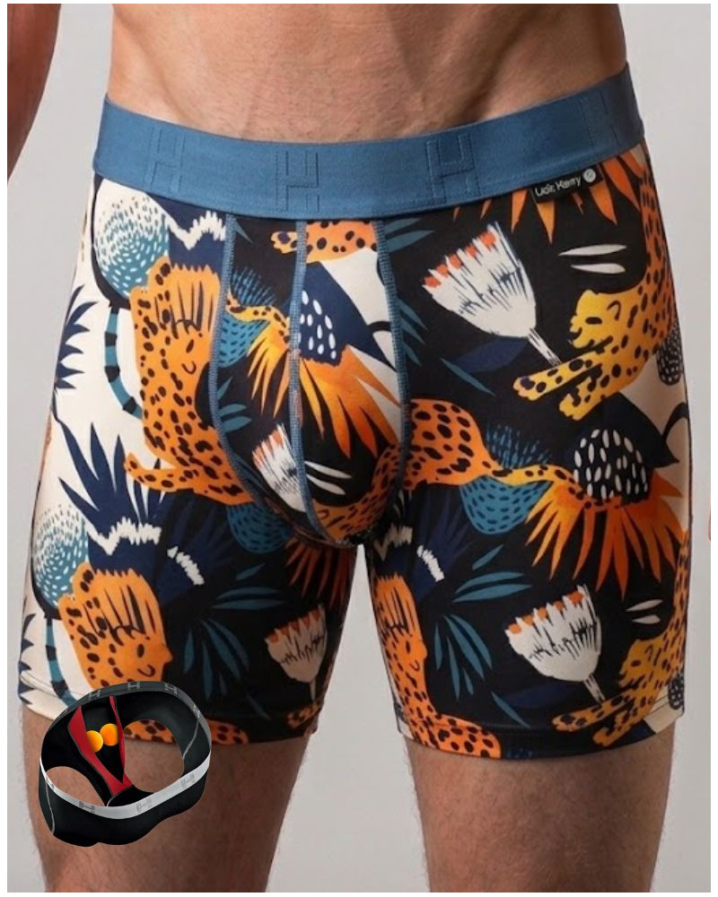Boxer short modal and cotton Loïc Henry (Panthere)