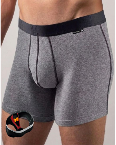 Boxer en coton Loïc Henry (Gris Chiné)