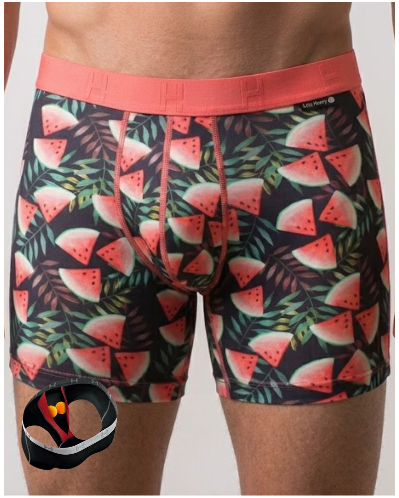 Boxer shorts microfibre Loïc Henry Watermelon (Imprimé Multicolore)