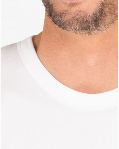 Camiseta mangas cortas 100% algodón Eminence Interlock (Blanco)