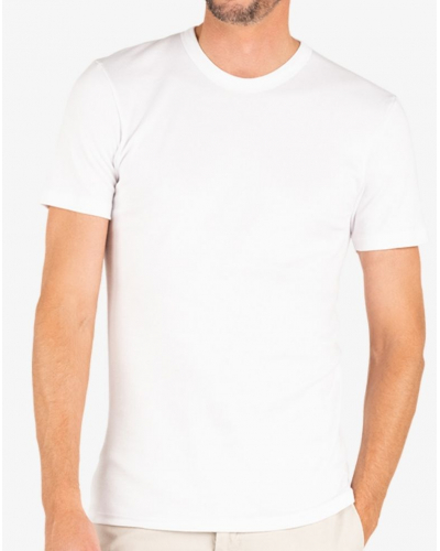 Short-sleeved t-shirt 100% cotton Eminence Interlock (White)