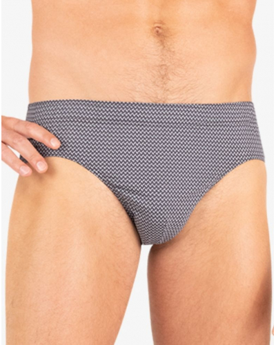 Pack of 3 briefs 100% cotton Eminence Trio Fantaisie (Gris)
