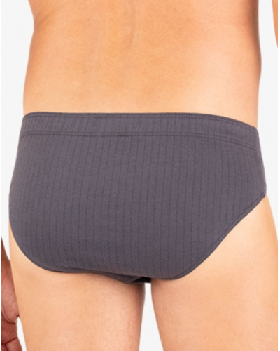 Pack of 3 briefs 100% cotton Eminence Trio Fantaisie (Gris)