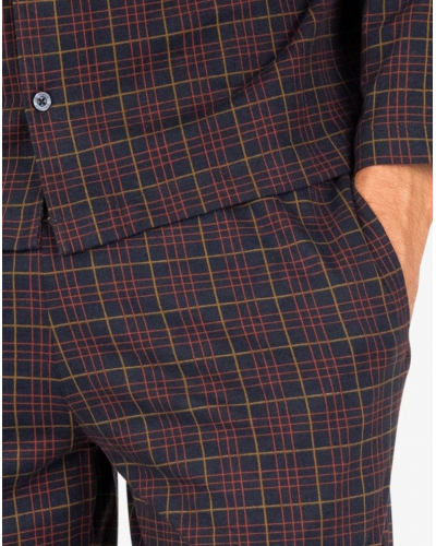 Long pyjama 100% cotton Eminence L'Ecossais (Imprimé Tartan)